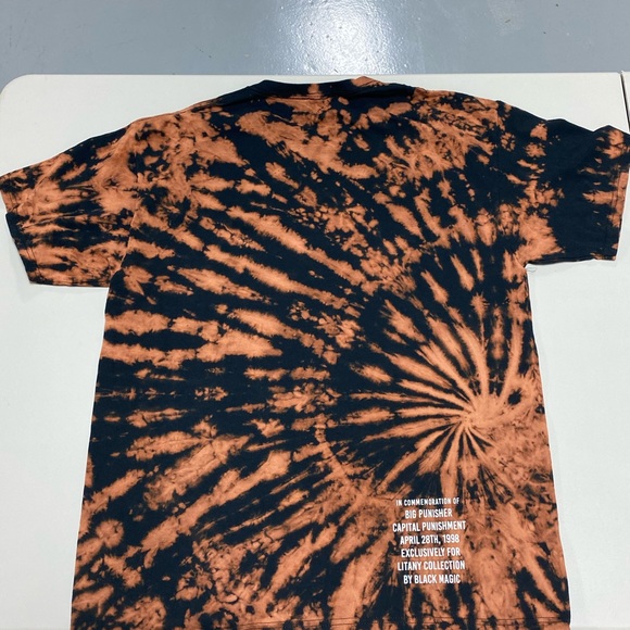 NWT Men’s Custom Reverse Tie Dye Graphic T-Shirt - Picture 2 of 3